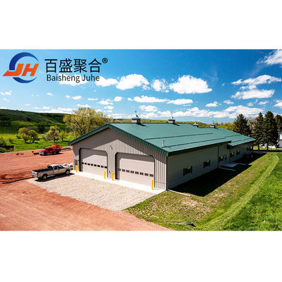 ساختمان فولادی پارکینگ ماشین 30x40ft ساختمان های باغ فولادی گاراژ دو نفره
