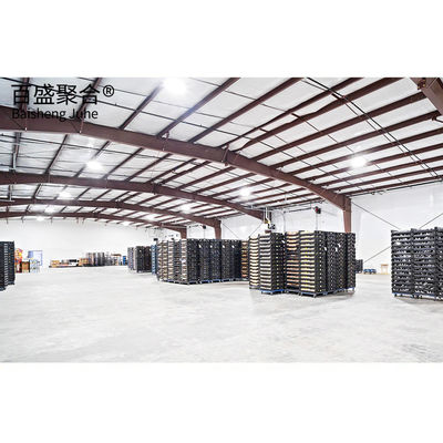 ساختمان ساختاری فولاد سبک فریم پیش ساخته گودام Welding Steel